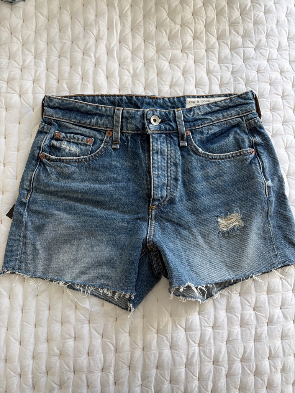 Rag and Bone Dre denim jean shorts Norwalk size 24 - Picture 3 of 15